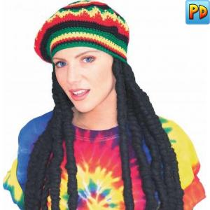 Rasta Wig with Hat