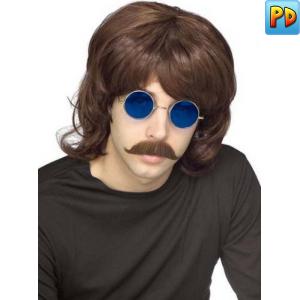 70s Shag Style Wig, Brown