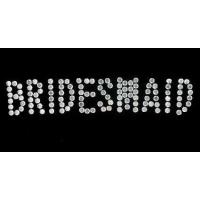 Diamante Bridesmaid Iron On Transfer