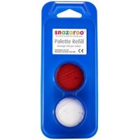 Refill Pots, Red/White
