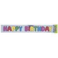 Foil Happy Birthday Banner