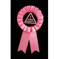 Miss Behave Hen Party Rosette, Pink