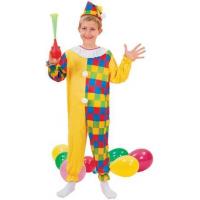 Checked Clown Fancy Dress Costume