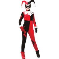 Harley Quinn Jumpsuit Fancy Dress Costume