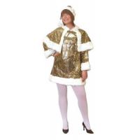 Gold Sequin Miss Santa Dress
