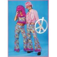 Ladies Hippie Fancy Dress Costume