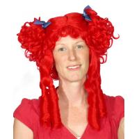 Cinderella Wig With Ringlets, Red