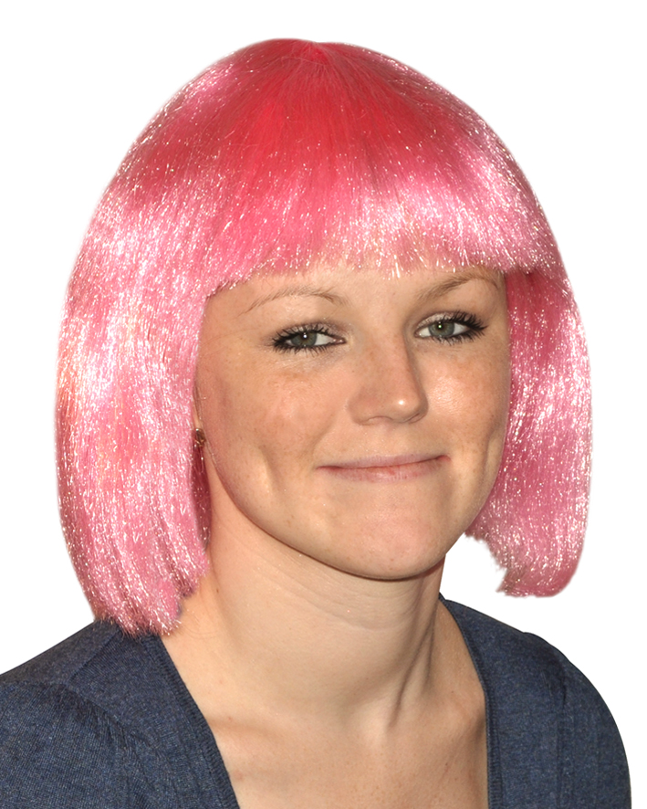 Pageboy Wig, Fuchsia