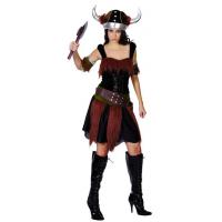 Viking Lady Fancy Dress Costume