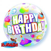 Birthday Colourful Cupcakes Balloon