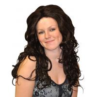 Brown Long Curly Wig