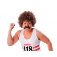 118 Wig And Tash Set