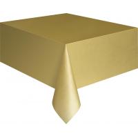 Plastic Gold Tablecover