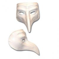 Venetian Long Nose Eyemask, White
