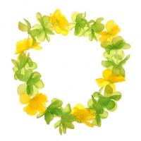 Neon Hawaiian Headband, Green