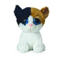 Dreamy Eyes Calico Cat Plush Toy