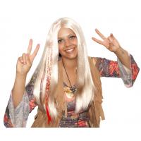 Blonde Hippie Wig with Beads