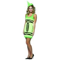 Crayola Tank Dress, Green