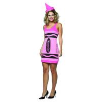 Crayola Tank Dress, Pink