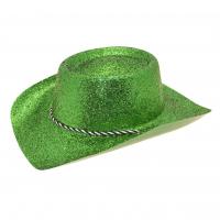 Glitter Cowboy Hat,Green