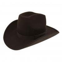 Wool Felt Cowboy Hat, Black