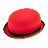 Bowler Hat, Red