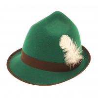 Bavarian Hat, Green Woolfelt