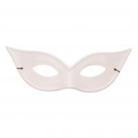 Flyaway Satin Eye Mask, White