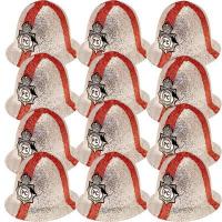 St George Cross Glitter Police Hat, Pack of 12