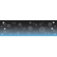 Prom Black to Blue Personalised Banner