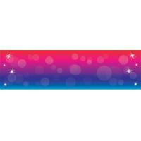 Prom Red to Blue Personalised Banner