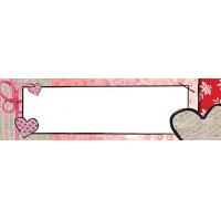 Girls Hearts Personalised Banner