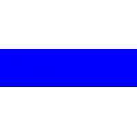 Plain Bright Blue Personalised Banner