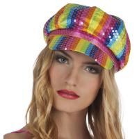 Sequin Rainbow Cap Style Hat