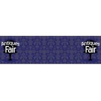 Blue Antiques Fair Personalised Banner