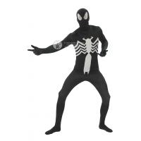 2nd Skin Licensed - Black Spiderman