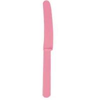 Pretty Pink Plastic Knives
