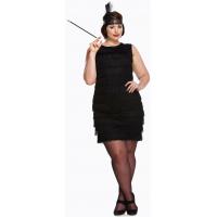 Plus Size Flapper Fancy Dress Costume