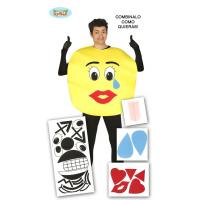 Novelty Emoticon with Patterns Fancy Dress Costume