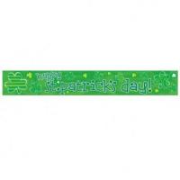 St Patricks Day Foil Banner