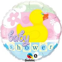 Baby Shower Rubber Duckie Foil Balloon