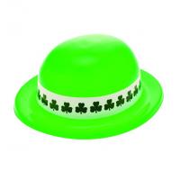 Bowler Hat with Shamrock Trim