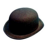 Large Black Bowler Hat