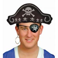 Rubber Flat Pack Pirate Hat