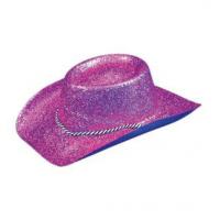 Glitter Cowboy Hat, Purple