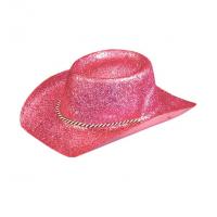 Glitter Cowboy Hat, Pink