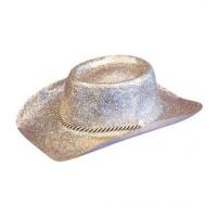 Glitter Cowboy Hat, Silver