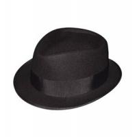 Wool Felt Blues Hat, Black