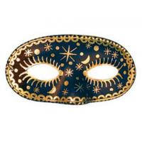 Moon & Stars Eye Mask, Black