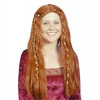 Medieval Lady Wig, Auburn